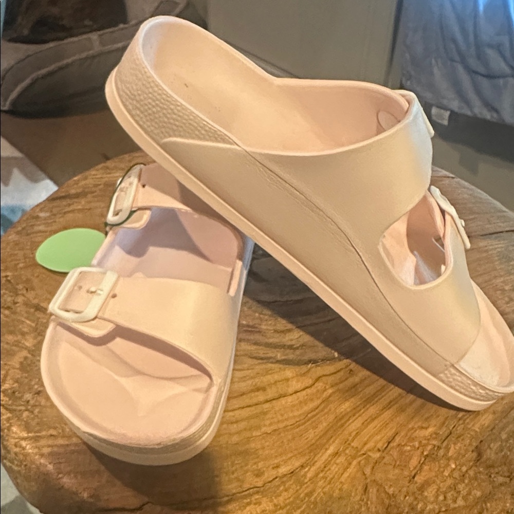 Pink Slide Sandals
